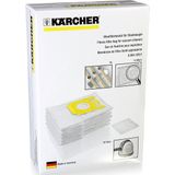 Karcher - Dtofzakken Vlies - 5 Stuks - Wit - Hoogwaardig Vliesmateriaal
