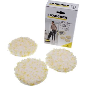 Karcher - FP 303 - Polijstpads - Wit - Microvezel - 3 Stuks