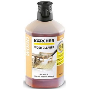 Kärcher houtreiniger 3-in-1 RM 612 (1 liter, actieve vuilverwijderaar, UV-beschermingsforumle, voor houten oppervlakken zoals terrassen, poorten, huisjes, tuinmeubels)