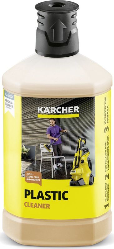 Kärcher - Kunststofreiniger RM 613 - Reinigingsmiddel - 1 Liter - Plug 'n Clean