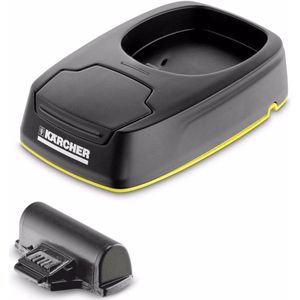 Karcher - WV 5 - Laadstation en Vervangaccu - Zwart - Lithium-ion Accu
