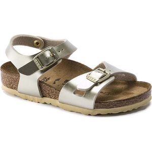 Birkenstock - Meisjes Sandalen Arizona BS Earth Red (narrow) - Goud - Maat 24