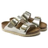 Slipper Birkenstock Kids Arizona Birko-Flor Electric Metallic Gold Narrow-Schoenmaat 37