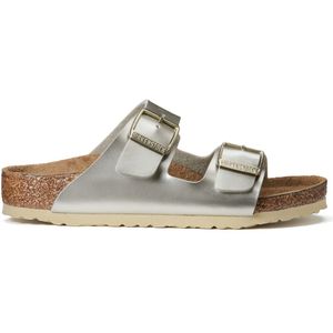 Slipper Birkenstock Kids Arizona Birko-Flor Electric Metallic Gold Narrow-Schoenmaat 34