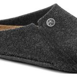 Birkenstock - Zermatt - Dames Sloffen - Antraciet - Wolvilt
