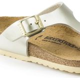 Slipper Birkenstock Girls Gizeh Electric Metallics Copper Narrow