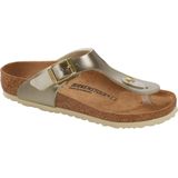 Slipper Birkenstock Girls Gizeh Electric Metallics Copper Narrow