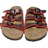 Birkenstock - Florida Papillio - Slippers - Roses Red - Natuur Kurk