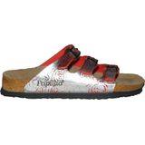 Birkenstock - Florida Papillio - Slippers - Roses Red - Natuur Kurk