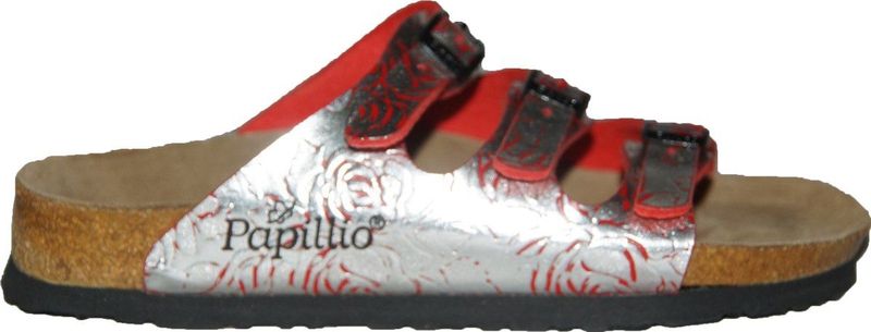 Birkenstock - Florida Papillio - Slippers - Roses Red - Natuur Kurk