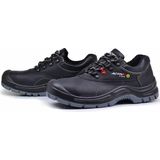 HKS - Active 400 - Werkschoen - Zwart - Leer - Stalen Neusbescherming