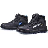 HKS - Barefoot Feeling BFS 80 BOA S3 - Veiligheidsschoenen - Zwart/Grijs/Blauw - Composiet - Antislip - ESD - Lichtgewicht - Vegan