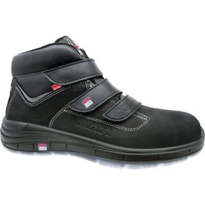 HKS - K-Run Walker 1 TP S3 - Werkschoen - Zwart - Lederen Bovenwerk - Klittenbandsluiting