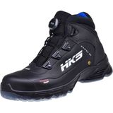 HKS - Challenger CPO 50 BOA S3 - Werkschoen - Zwart - Stalen Veiligheidsneus, ESD-functionaliteit, Veganistisch Ontwerp