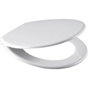 Pagette Rondo 280 S - Closetzitting - Wit - RVS Scharnieren