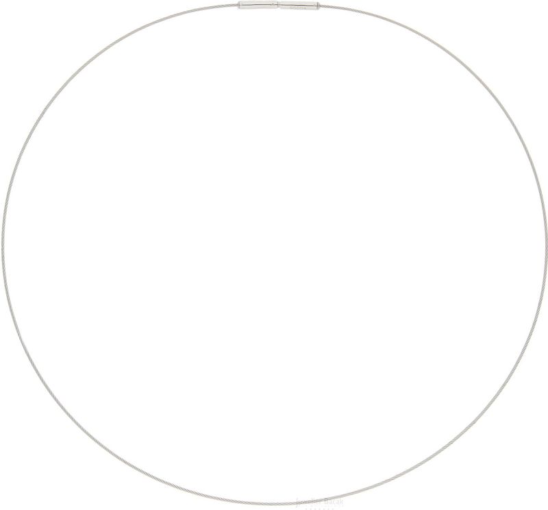 Boccia Titanium - 0802.0142 - Ketting - 42 cm - Zilverkleurig - Staal