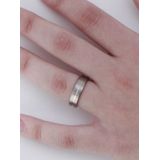 Boccia Titanium - 0101-07 Ring - Zilver - Titanium - 6 mm Breed