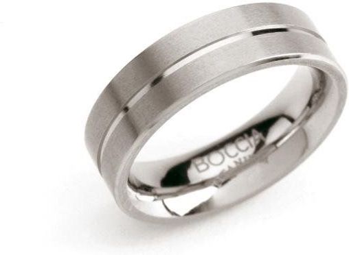 Boccia Titanium - 0101-07 Ring - Zilver - Titanium - 6 mm Breed