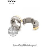 Boccia Titanium - Oorringen - Bicolor - Puur Titanium - Ø 12mm