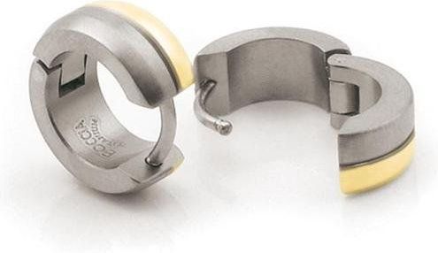 Boccia Titanium - Oorringen - Bicolor - Puur Titanium - Ø 12mm