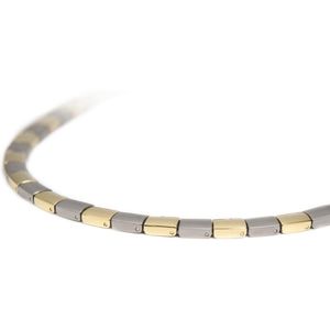 Boccia Titanium - Ketting - Goudkleurig - Puur Titanium - 45 cm