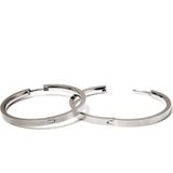Boccia Titanium - 0516.01 - Oorringen - Zilverkleurig - 32,5 mm