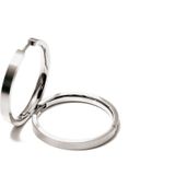 Boccia Titanium - Oorringen - Zilverkleurig - 24 mm - Puur Titanium