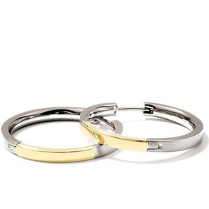 Boccia Titanium - 0517.02 - Oorringen - Bicolor - 24 mm - Puur Titanium