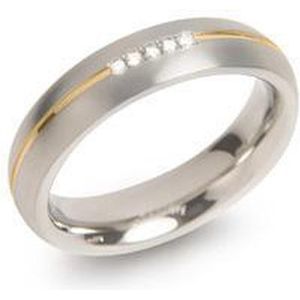 Boccia Titanium 0130.0460 Dames Ring 19.00 mm maat 60