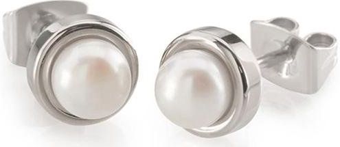 Boccia Titanium - Oorknopjes - Zilverkleurig - Zoetwater Parel - Puur Titanium