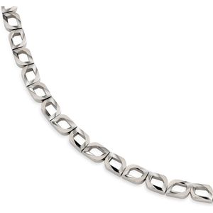 Boccia Titanium - 08009.01 - Ketting - 45 cm - Gematteerd met Glanzende Accenten