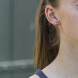 Boccia Titanium - Oorknoppen - Goudkleurig - Titanium - 6,8mm