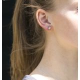 Boccia Titanium - Oorknoppen - Goudkleurig - Titanium - 6,8mm