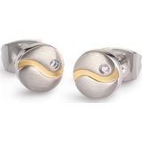 Boccia Titanium - Oorknoppen - Goudkleurig - Titanium - 6,8mm
