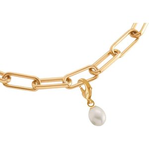 Boccia Titanium 07029-02 Dames Hanger - Parel - Sieraad - Goudkleurig - Zoetwaterparel - 6 mm breed