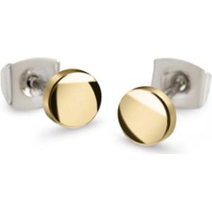 Boccia Titanium 05064-02 Dames Oorbellen - Oorknopjes - Sieraad - Goudkleurig - 5 mm breed - 5 mm lang