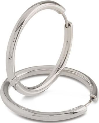 Boccia Titanium - Oorringen - Zilverkleurig - Puur Titanium - 31mm