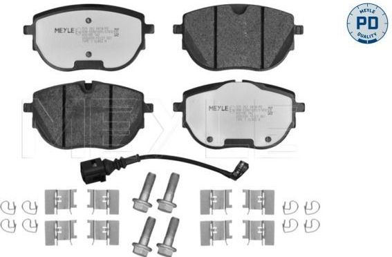 MEYLE Remblokkenset VW 025 262 6818/PD 7LA698151,7LA698151B,7LA698151D