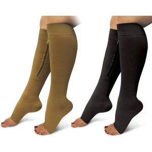 Steunkousen - Open Teen - 75% Polyamide - 25% Elastan