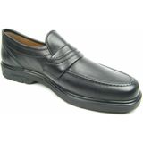 Sioux - 28950 - Instappers - Zwart - Leer