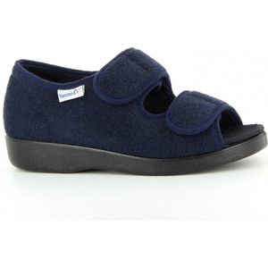 Verbandschoenen Varomed model Stockholm - maat 40 - Marineblauw - met CE keurmerk voor Medisch schoeisel - sandalen - dichte hiel -