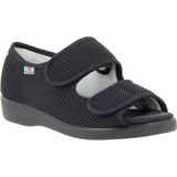 Göteborg - Verbandschoen - Zwart - Meshmateriaal - Wijdte L