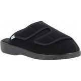 OTTO Pantoffels - Zwart - Textiel - Klittenbandsluiting