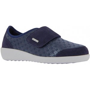 Ballerina - Zwart - Suède - Klittenbandsluiting