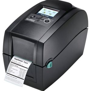Godex - RT200i - Labelprinter - Zwart - Direct Thermisch / Thermische Overdracht, 203 dpi, 177 mm/s