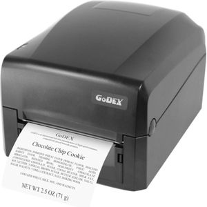 Godex - GE300 - Labelprinter - Zwart - 203 dpi, USB 2.0, RS232, RJ45, Printsnelheid 12,7 cm/s