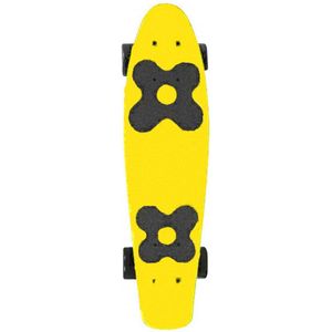 Choke Skateboard - geel/groen/blauw