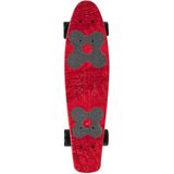 Skateboard Penny Board Volwassenen/Kinderen/Jongens/Meisjes  - Choke - Juicy Susi Elite Red Zora - Rood - 57 cm - 22.5 inch - Polypropeen