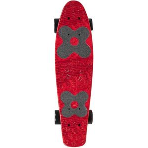 Skateboard Penny Board Volwassenen/Kinderen/Jongens/Meisjes  - Choke - Juicy Susi Elite Red Zora - Rood - 57 cm - 22.5 inch - Polypropeen