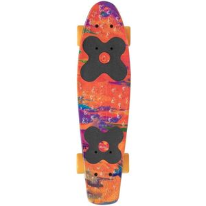 Skateboard Penny Board Volwassenen/Kinderen/Jongens/Meisjes  - Choke - Juicy Susi Trick Me Oranje Patroon 57 cm - 22.5 inch - Polypropeen